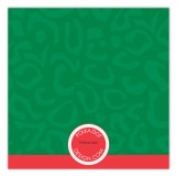 Green Cheetah Holiday Photo Card