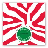 Holiday Zebra Gift Enclosure Card