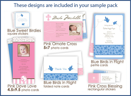 Baptism Christening Sample Pack