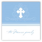 Blue Cross Blessing Enclosure Card