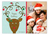 Festive Rudolph Photo Card